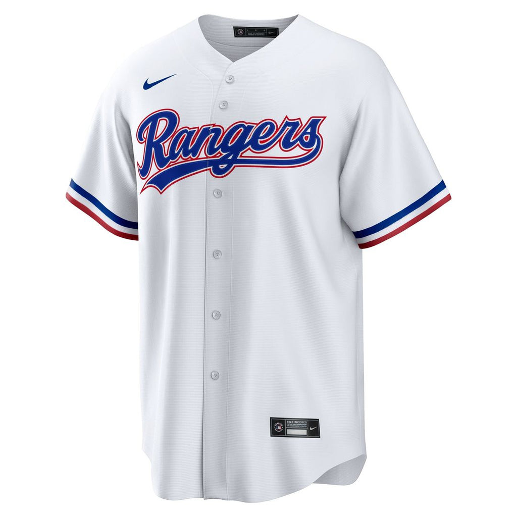 Texas Rangers Nike Evan Carter Home Replica Baseball Jersey - White