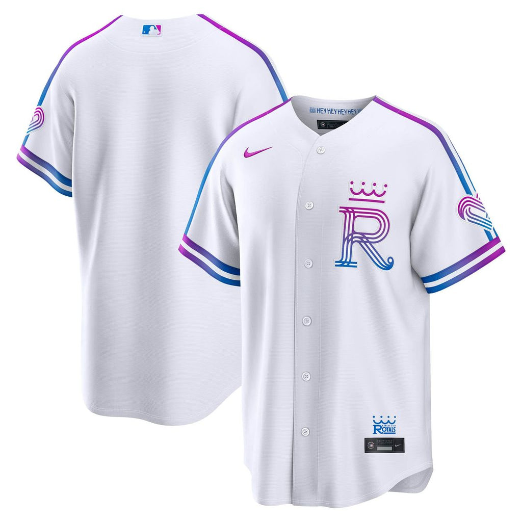Kansas City Royals Nike 2026 City Connect Stadium Baseball Jersey - White