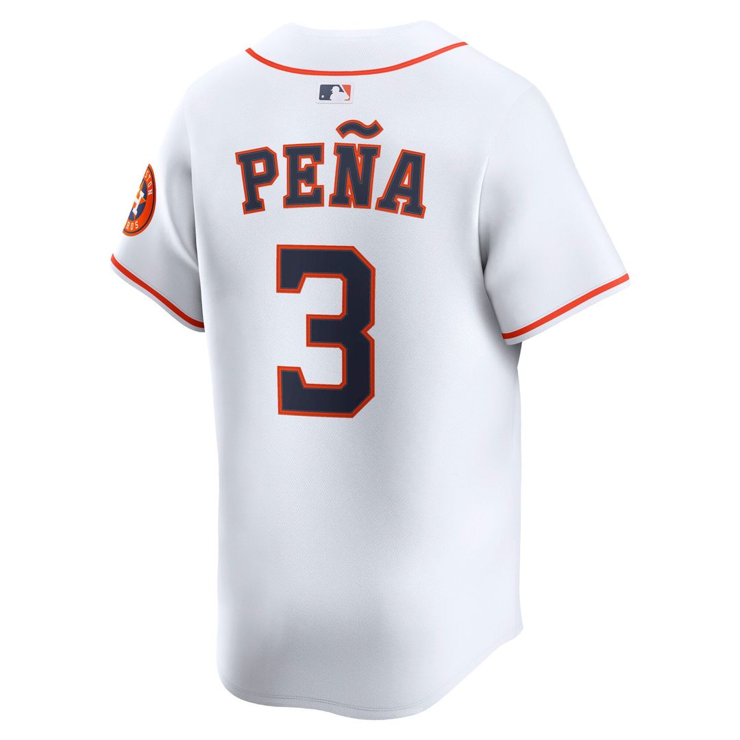 Houston Astros Nike Jeremy Peña Home Limited Baseball Jersey - White