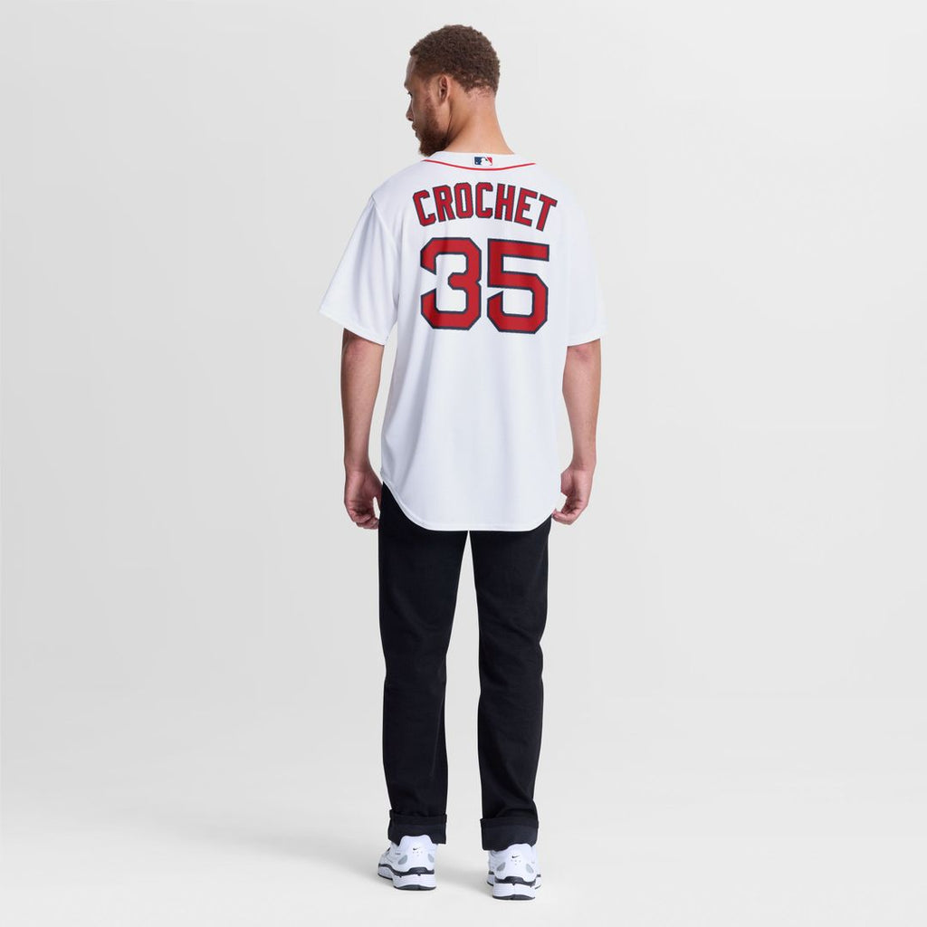 Boston Red Sox Nike Garrett Crochet Home Replica Baseball Jersey - White