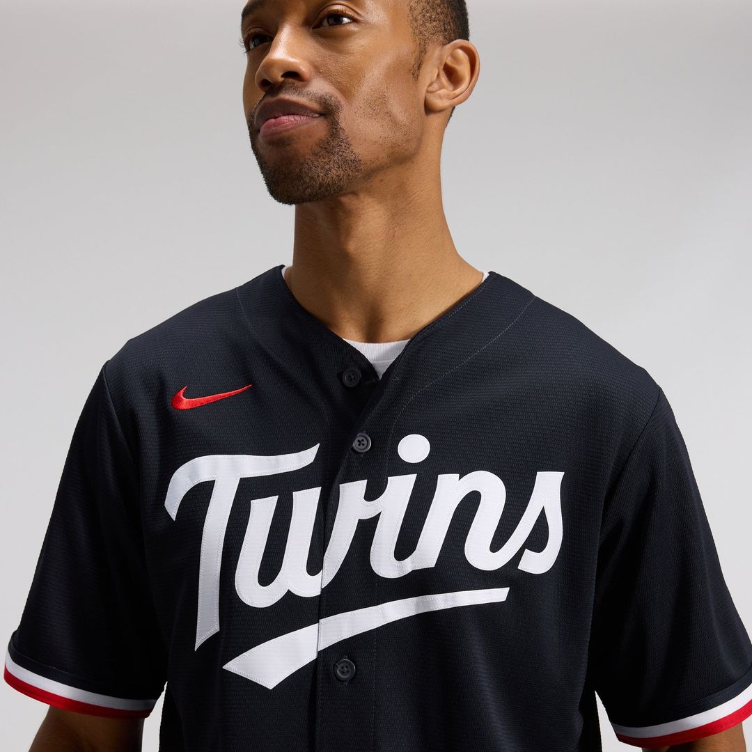 Minnesota Twins Nike Alternate Replica Baseball Jersey - Navy