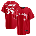 Toronto Blue Jays Nike Trey Yesavage Canada Day Replica Baseball Jersey - Red