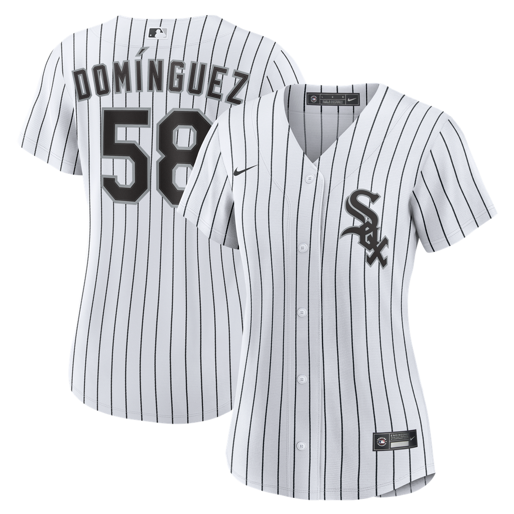 Chicago White Sox Nike Women's Seranthony Domínguez Home Replica Baseball Jersey - White