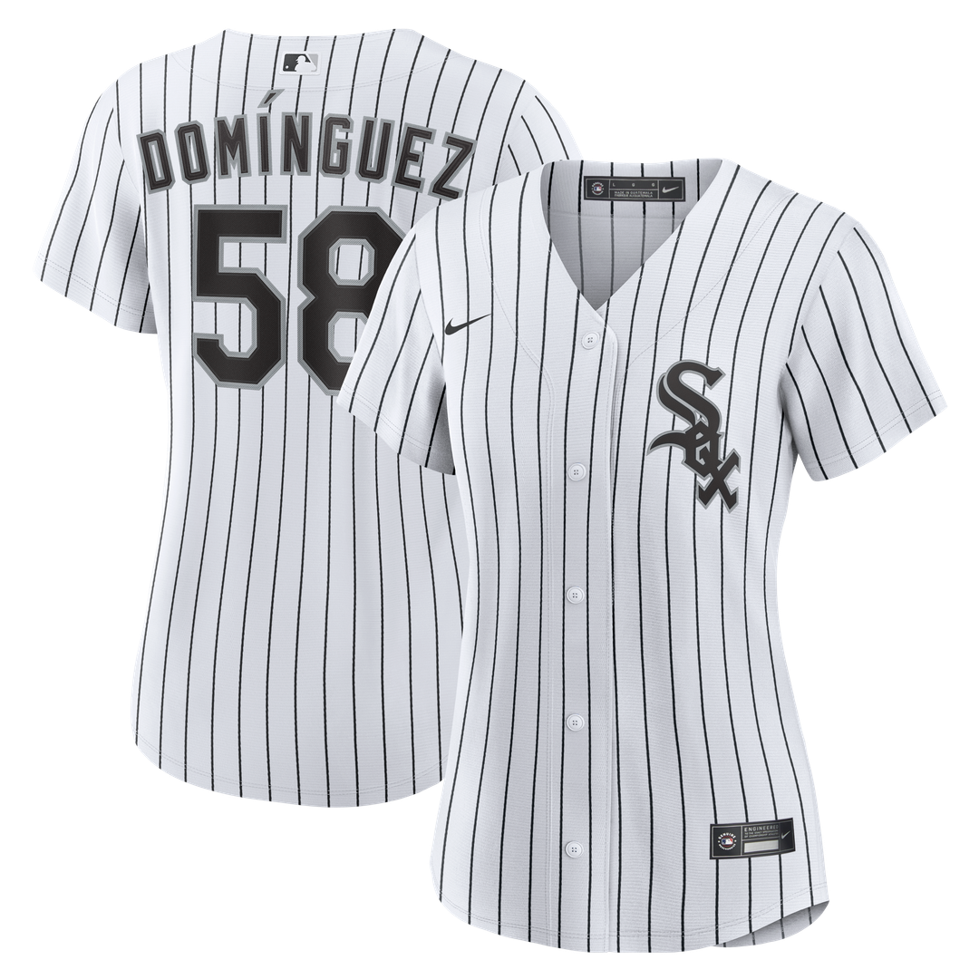 Chicago White Sox Nike Women's Seranthony Domínguez Home Replica Baseball Jersey - White