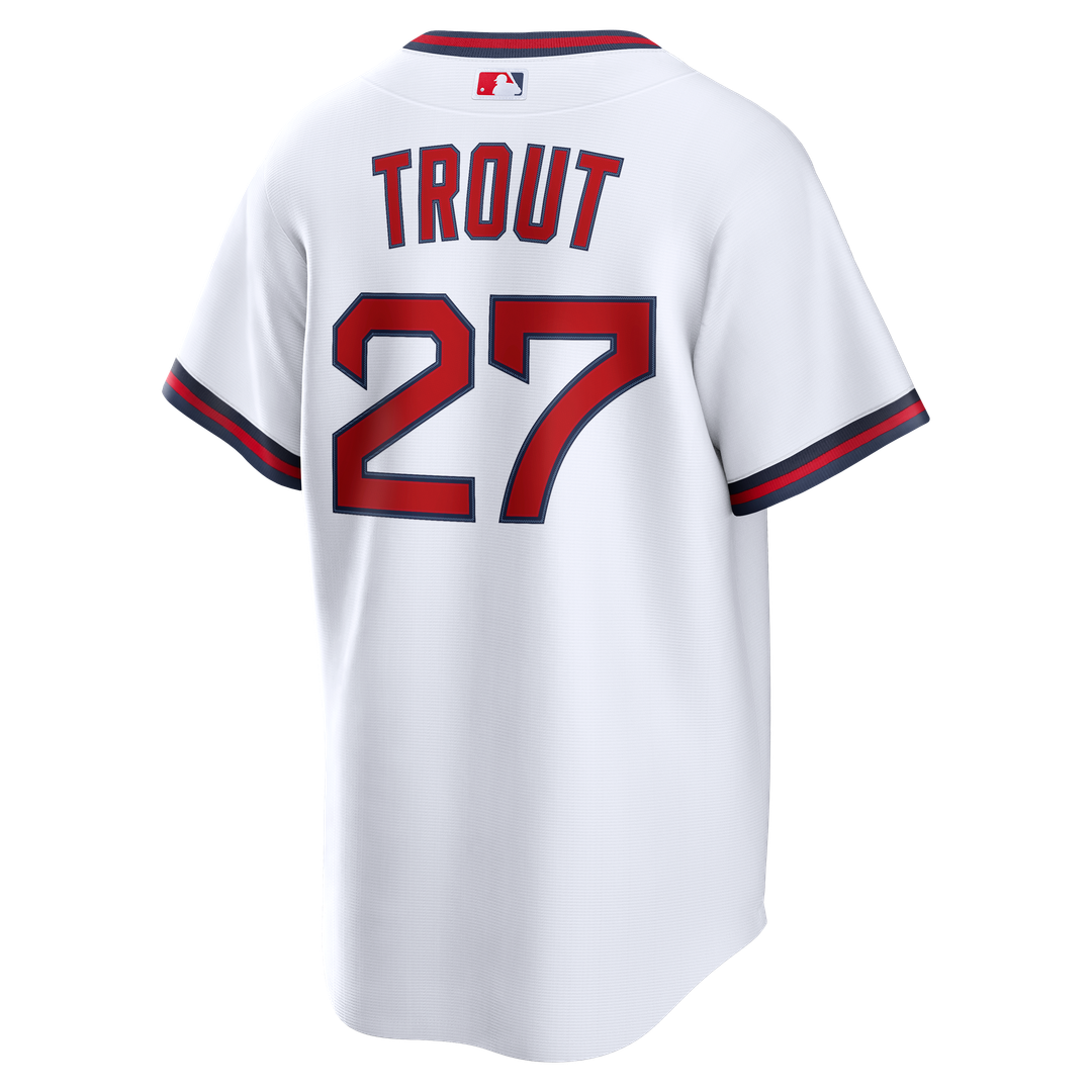Los Angeles Angels Nike Mike Trout Alternate Replica Baseball Jersey - White