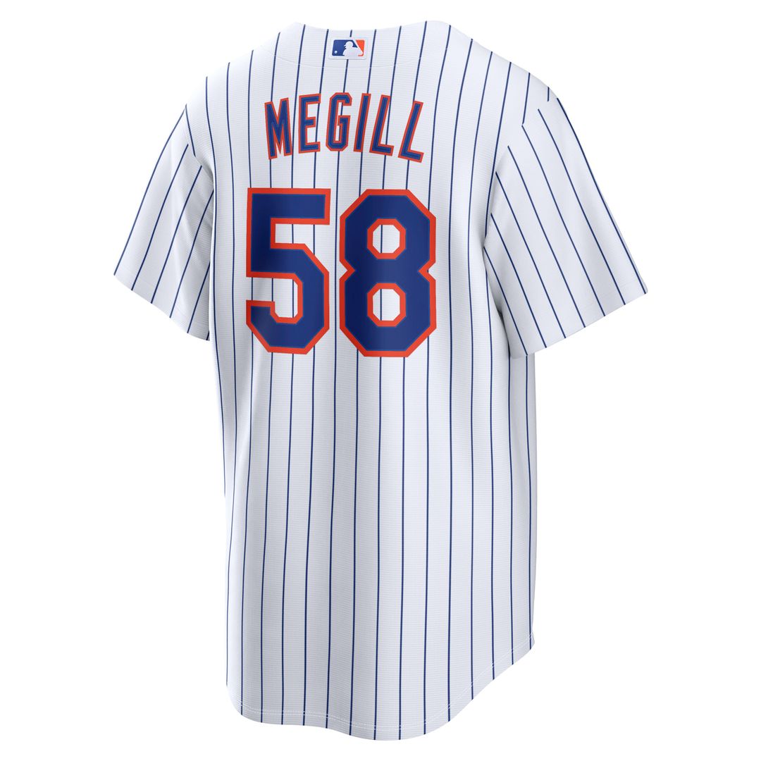 New York Mets Nike Tylor Megill Home Replica Baseball Jersey - White