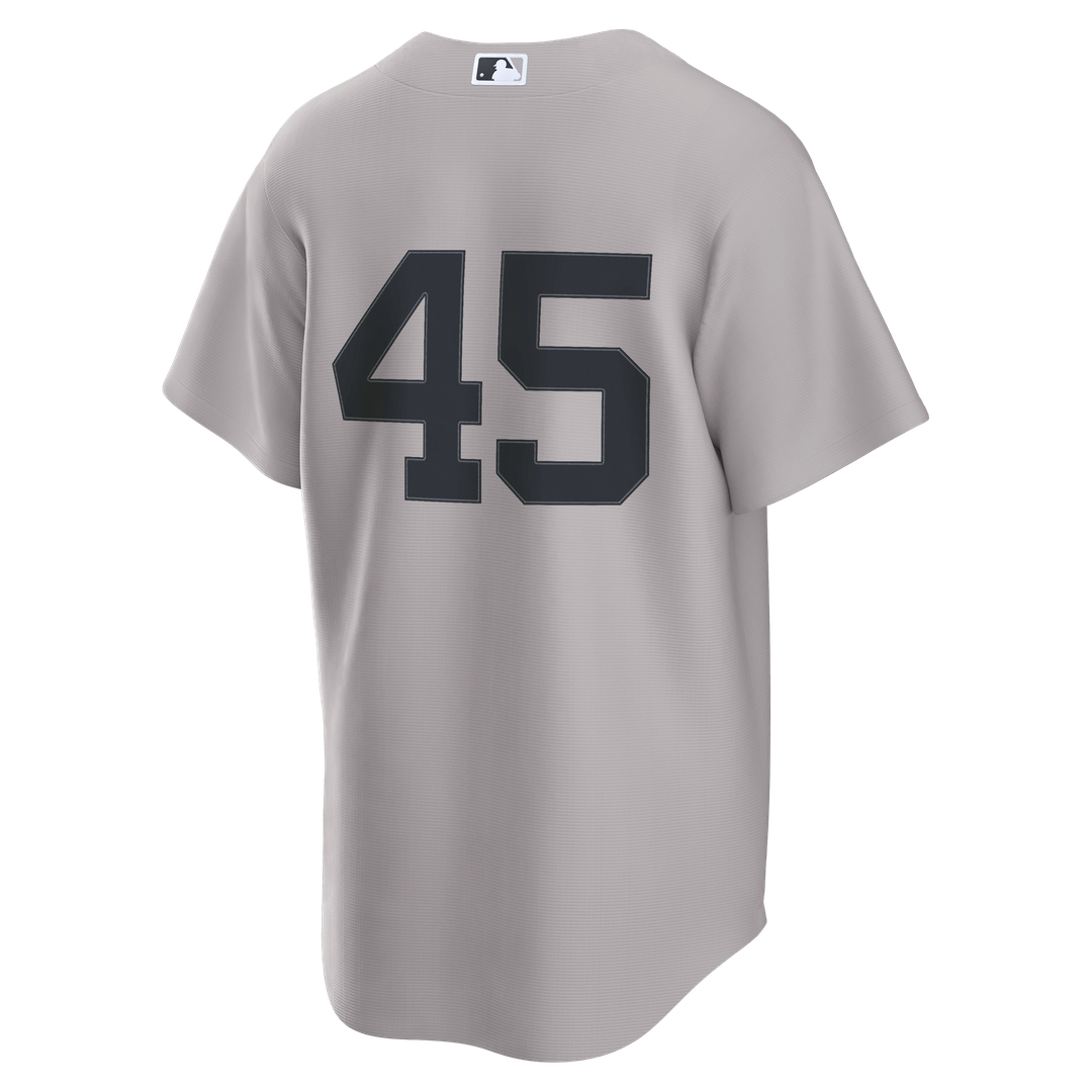New York Yankees Nike Gerrit Cole Road Replica Baseball Jersey - Gray