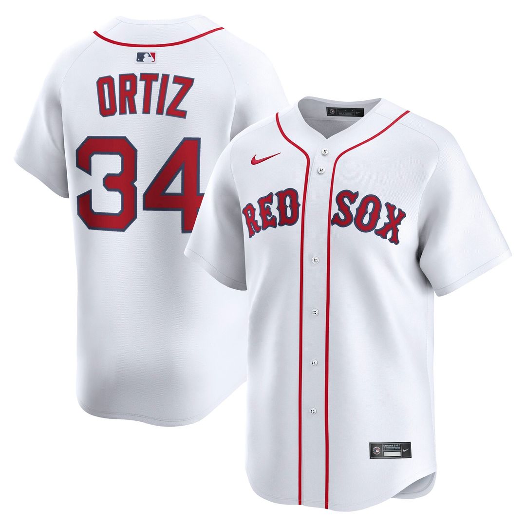 Boston Red Sox Nike David Ortiz Home Limited Baseball Jersey - White