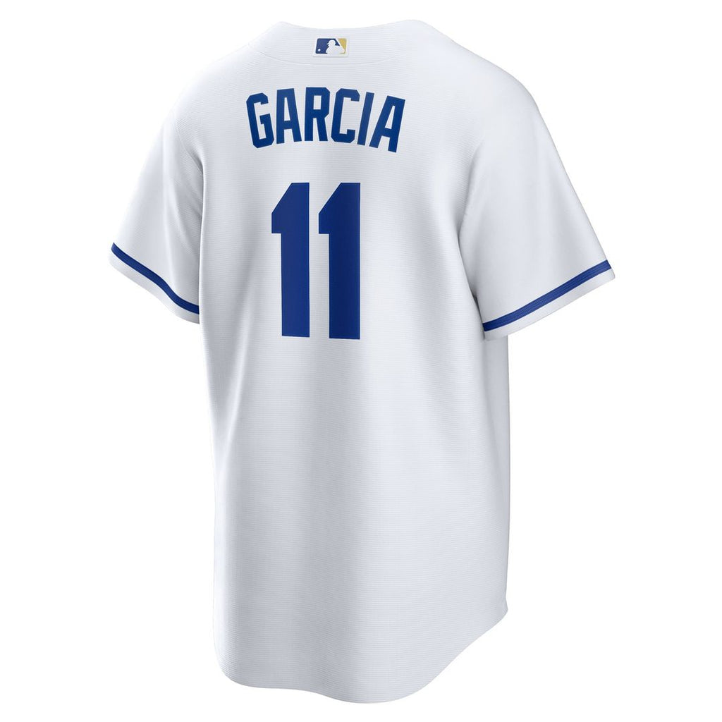 Kansas City Royals Nike Maikel Garcia Home Replica Baseball Jersey - White