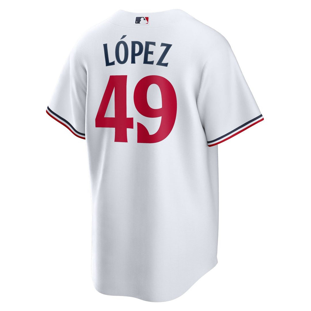 Minnesota Twins Nike Pablo López Home Replica Baseball Jersey - White