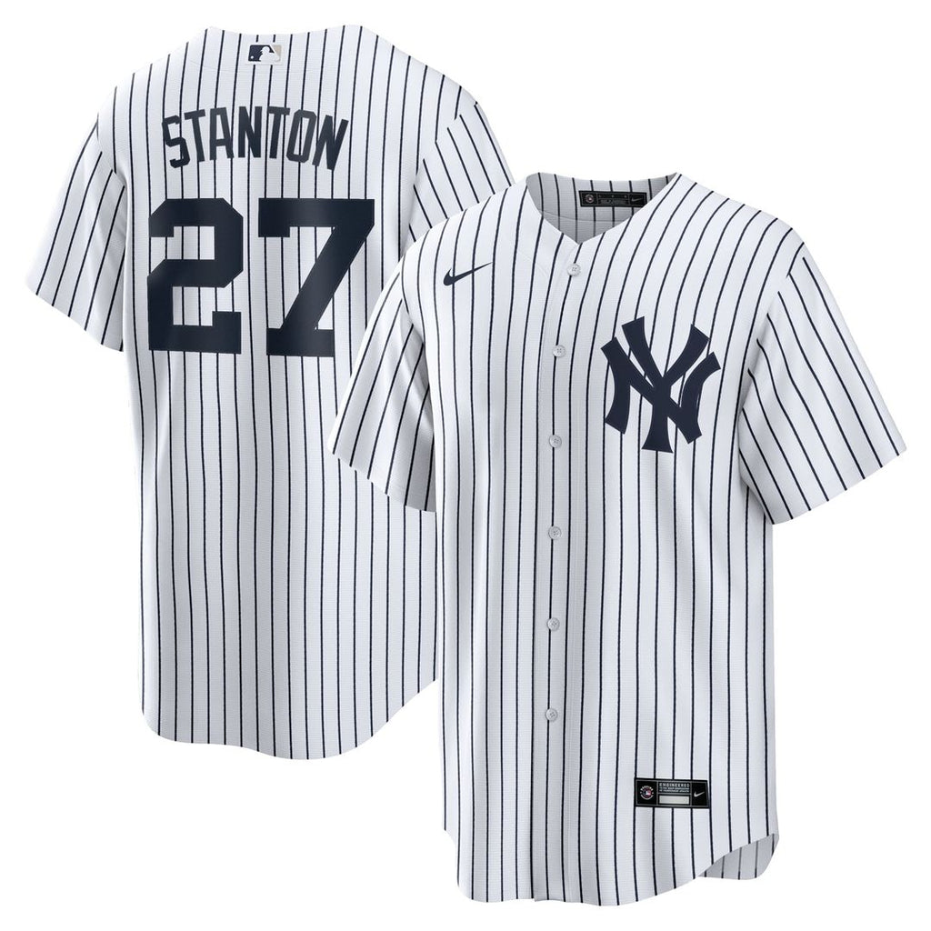 New York Yankees Nike Giancarlo Stanton Home Replica Player Name Baseball Jersey - White