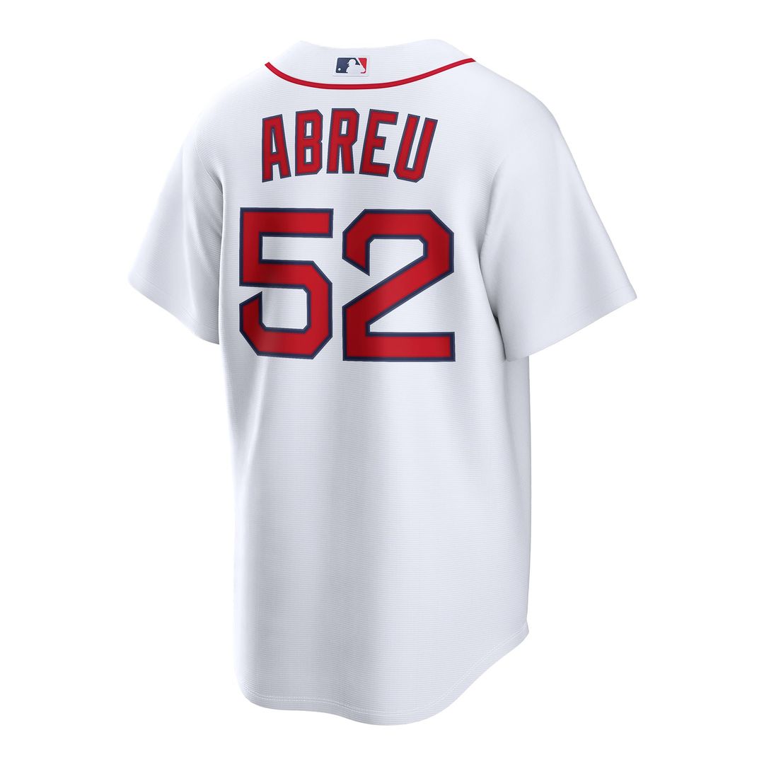 Boston Red Sox Nike Wilyer Abreu Home Replica Baseball Jersey - White