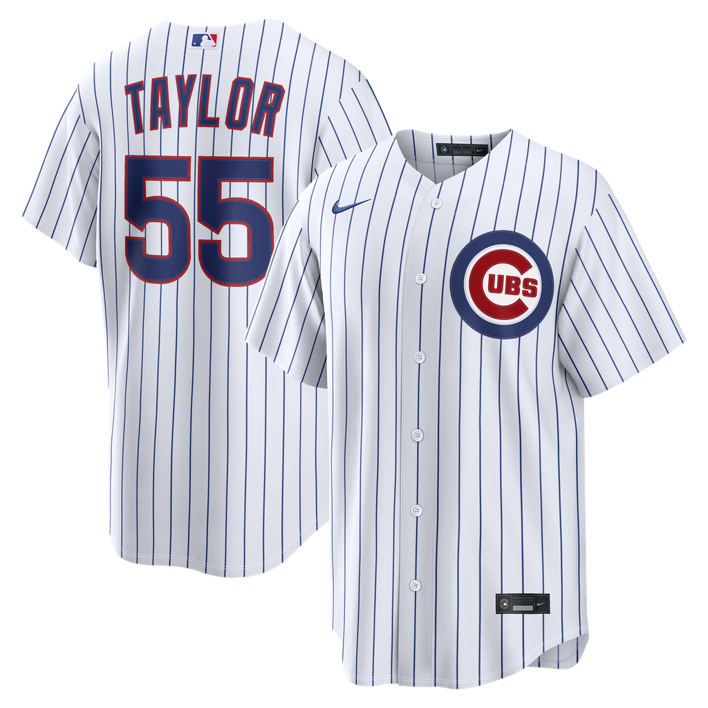 Chicago Cubs Nike Tyrone Taylor Home Replica Baseball Jersey - White