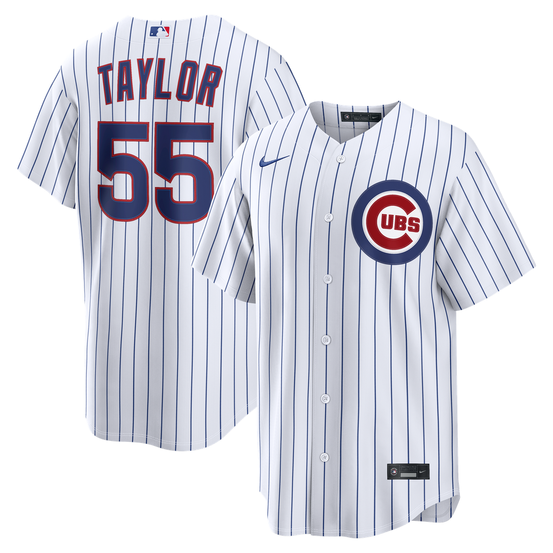 Chicago Cubs Nike Tyrone Taylor Home Replica Baseball Jersey - White