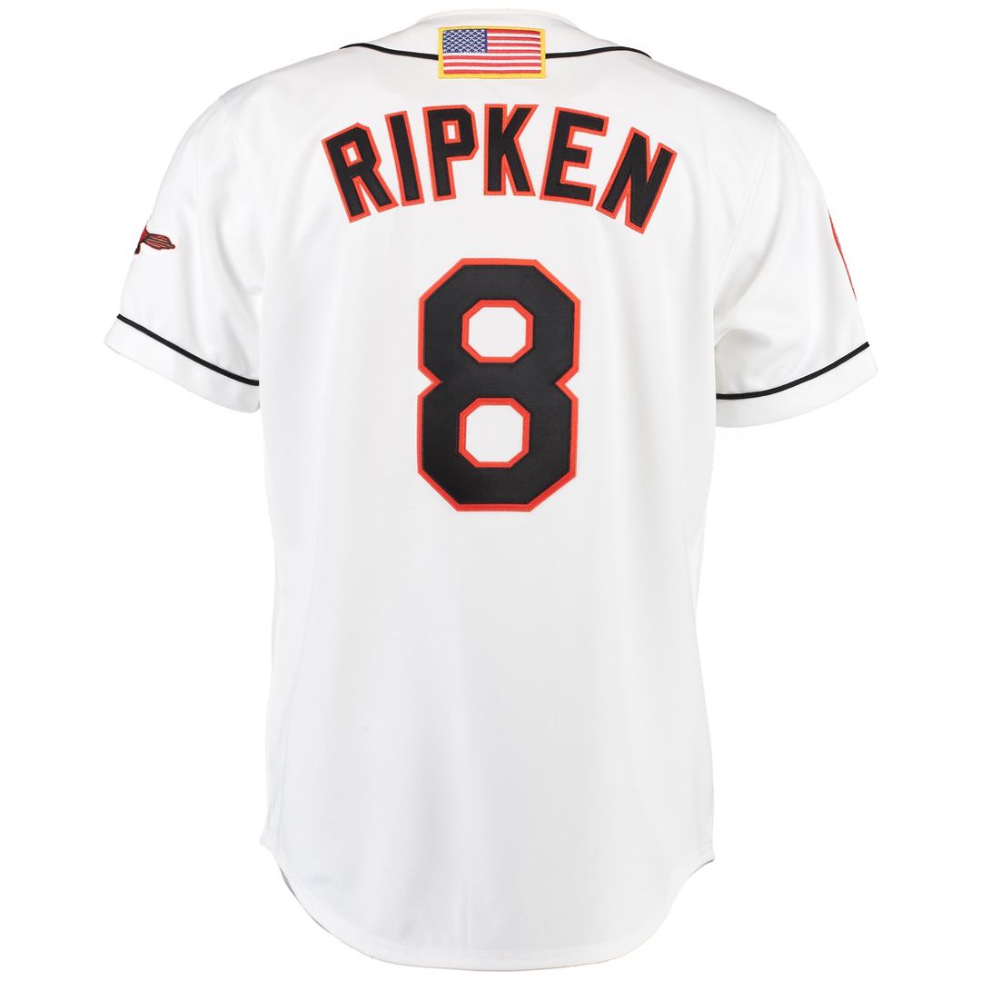 Baltimore Orioles Mitchell & Ness Cal Ripken Home Authentic Baseball Jersey - White