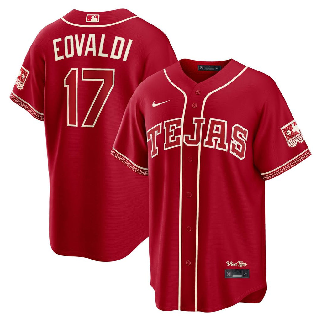 Texas Rangers Nike Nathan Eovaldi 2026 City Connect Stadium Baseball Jersey - Red