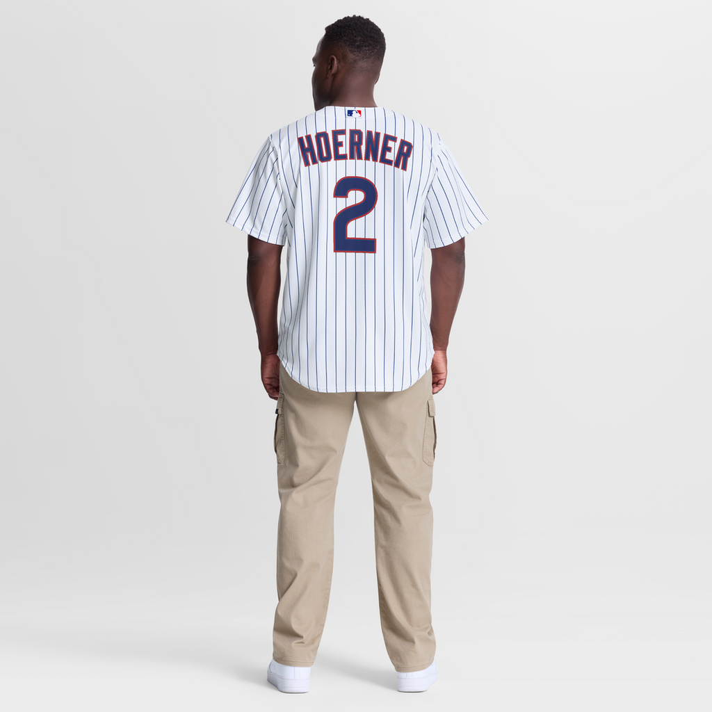 Chicago Cubs Nike Nico Hoerner Home Replica Baseball Jersey - White