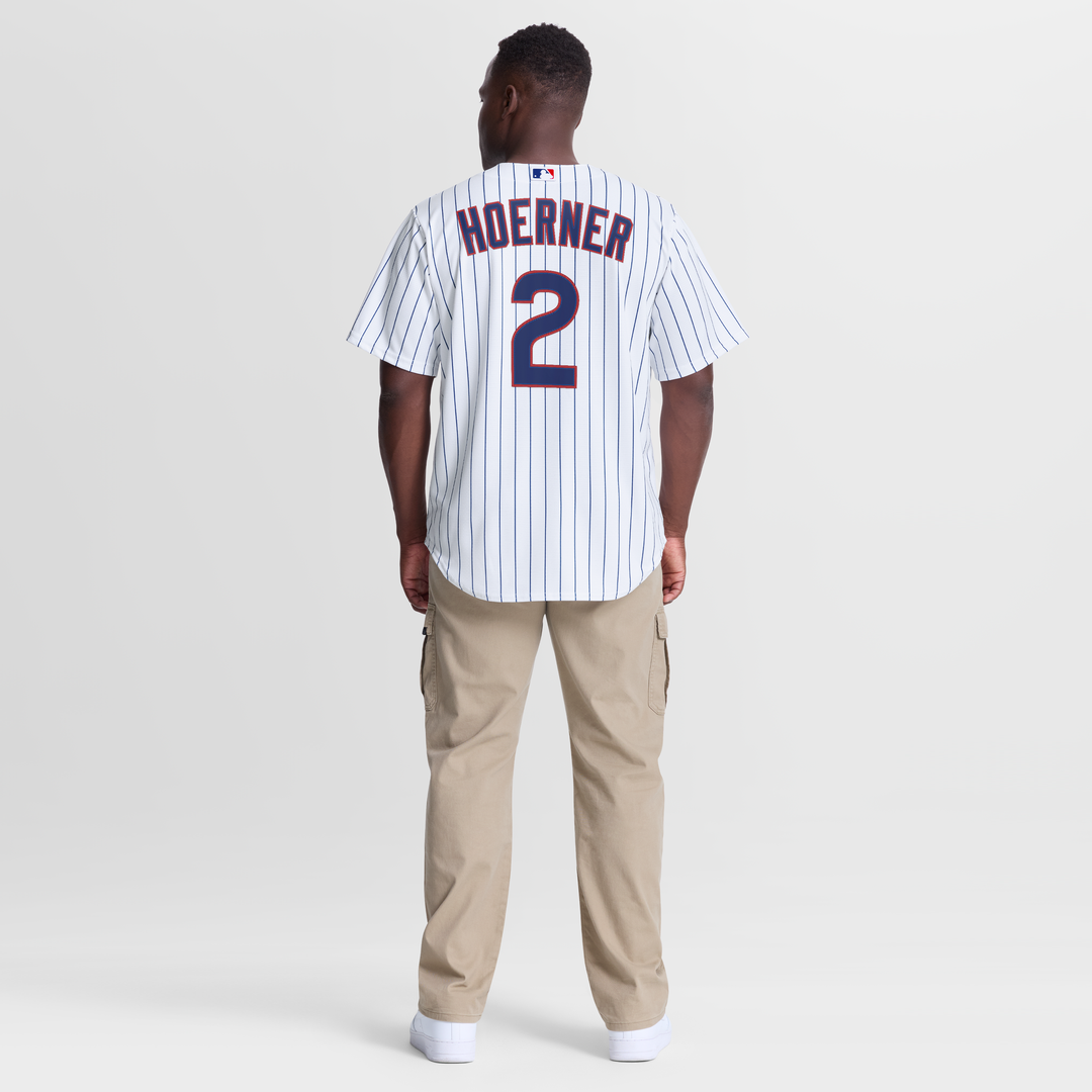 Chicago Cubs Nike Nico Hoerner Home Replica Baseball Jersey - White