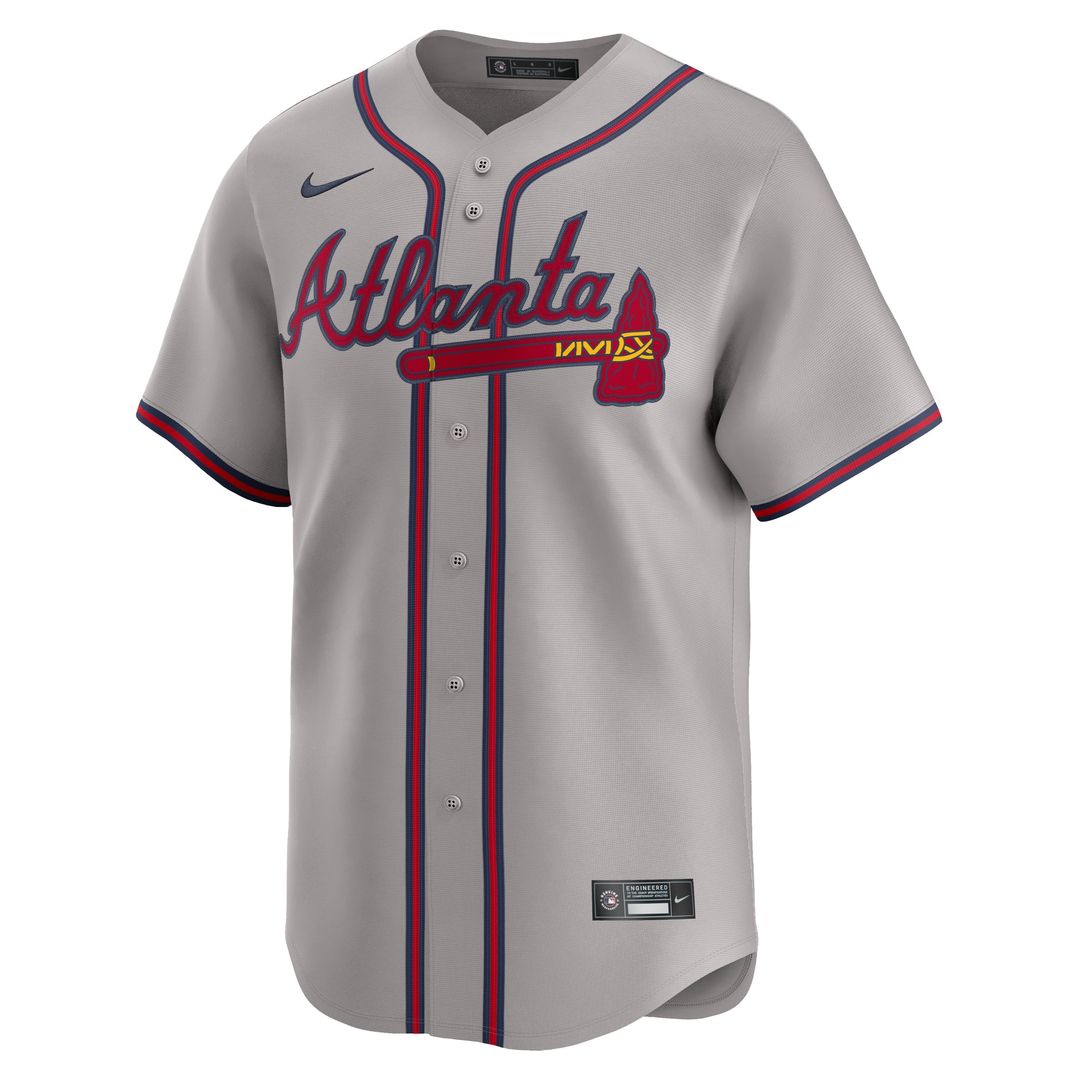 Atlanta Braves Nike Matt Olson Road Limited Baseball Jersey - Gray