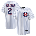 Chicago Cubs Nike Nico Hoerner Home Replica Baseball Jersey - White