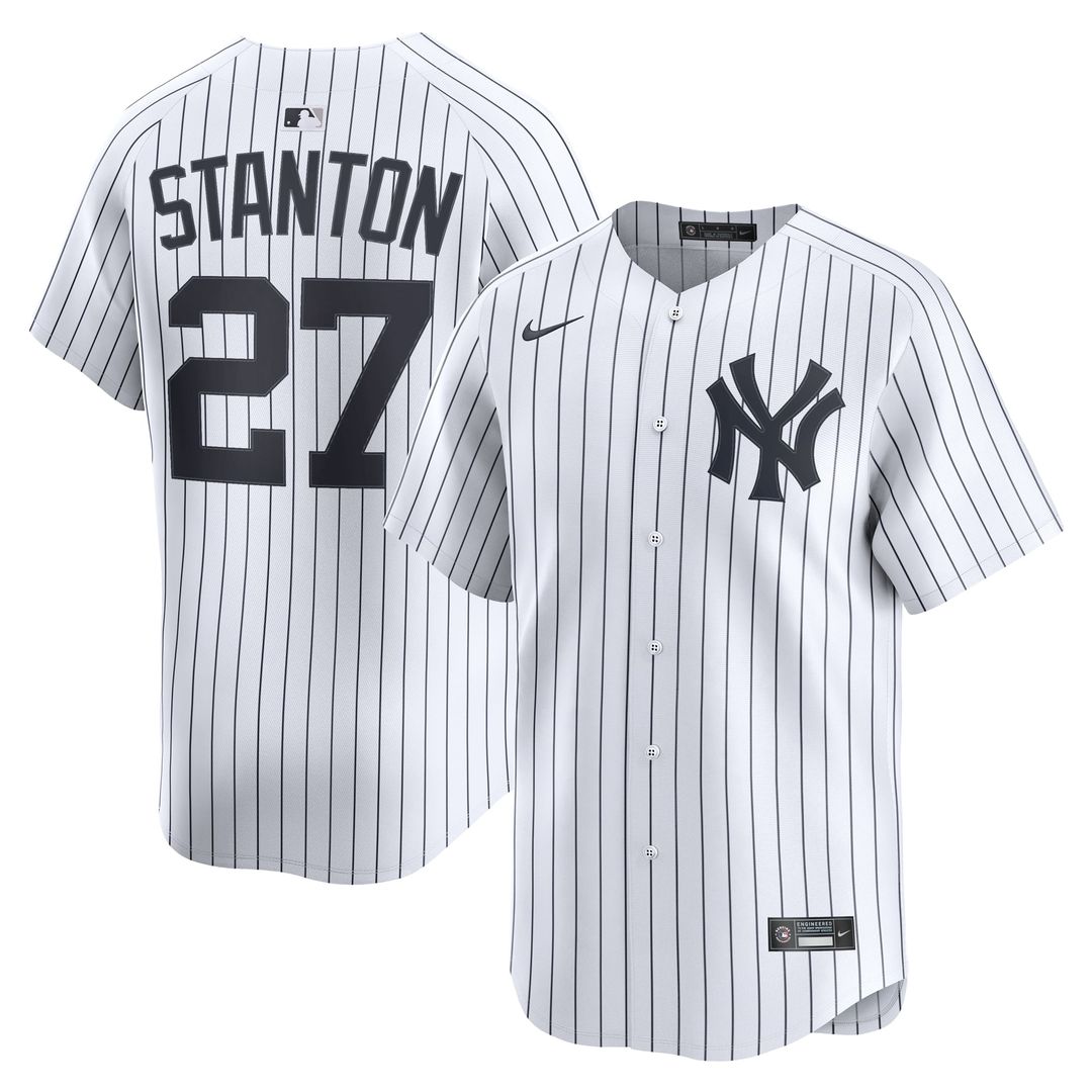 New York Yankees Nike Giancarlo Stanton Home Limited Baseball Jersey - White