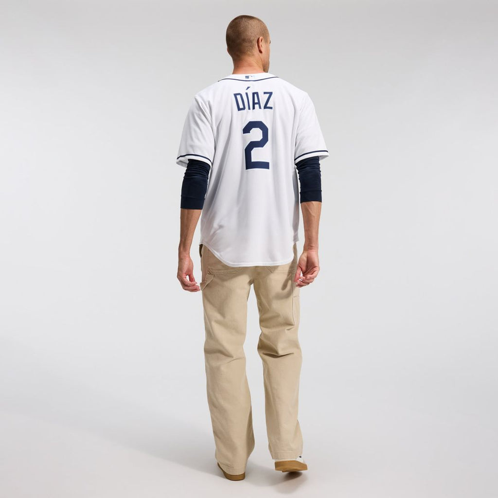 Tampa Bay Rays Nike Yandy Díaz Home Replica Baseball Jersey - White