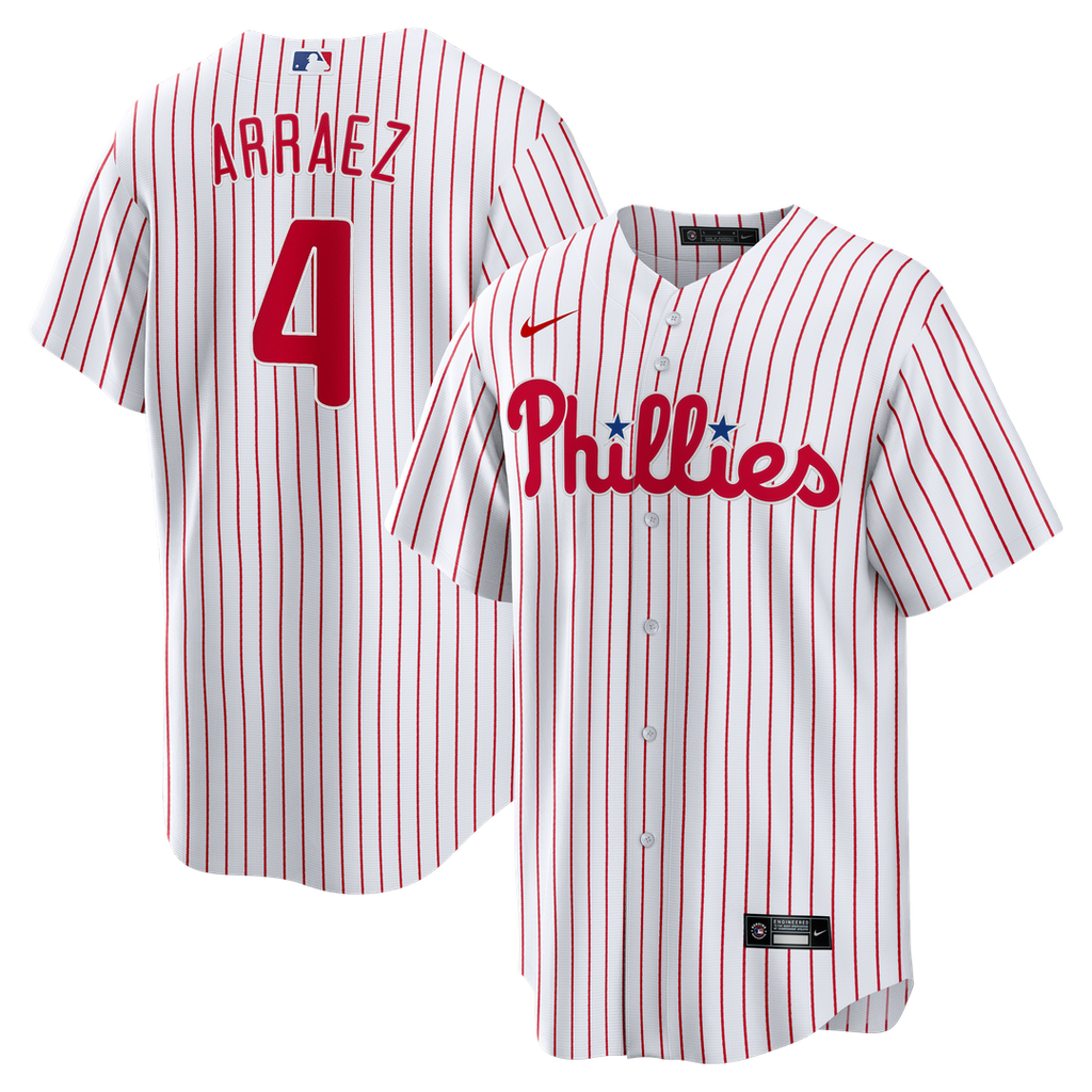 Philadelphia Phillies Nike Luis Arraez Home Replica Baseball Jersey - White