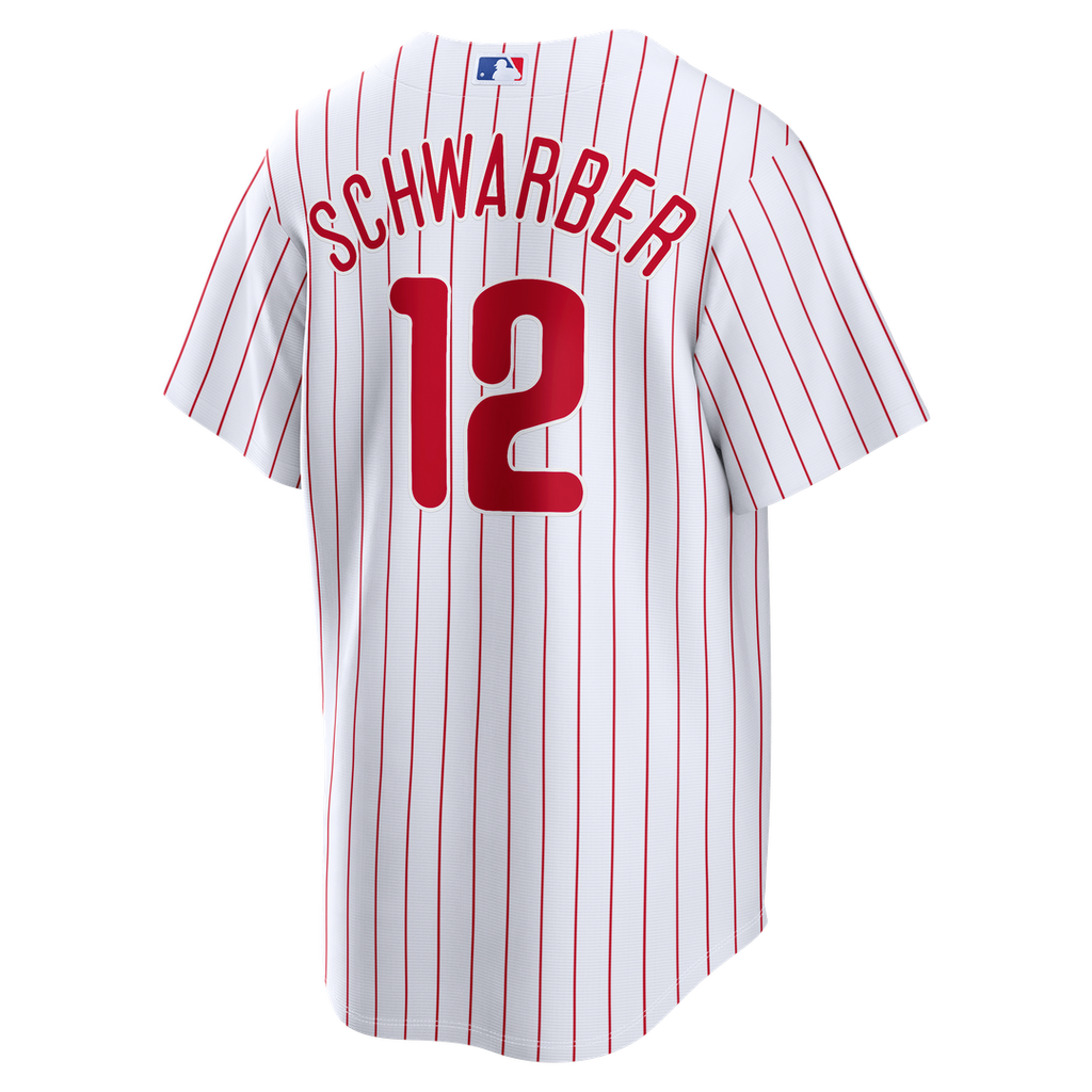 Philadelphia Phillies Nike Kyle Schwarber Home Replica Baseball Jersey - White