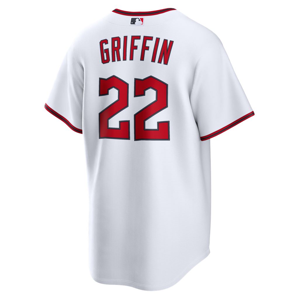 Cleveland Guardians Nike Foster Griffin Home Replica Baseball Jersey - White