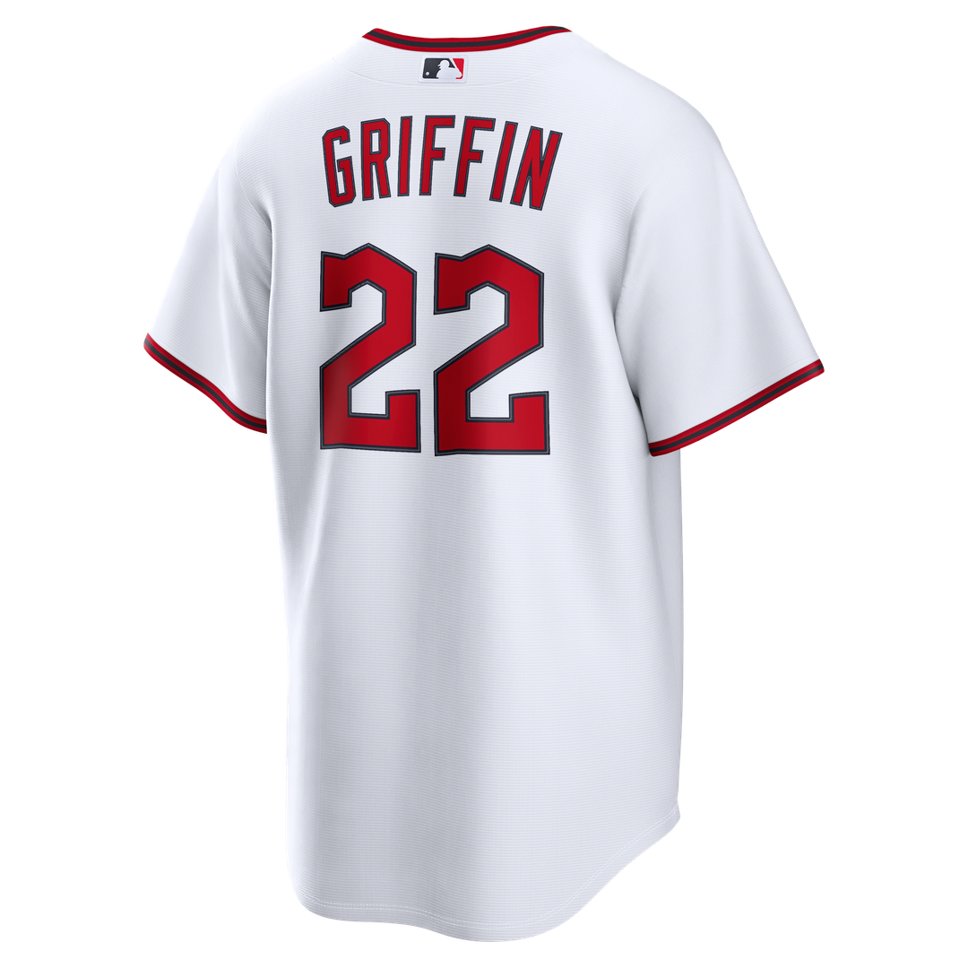 Cleveland Guardians Nike Foster Griffin Home Replica Baseball Jersey - White