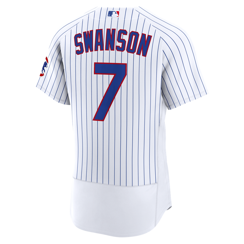 Chicago Cubs Nike Dansby Swanson Home Authentic Baseball Jersey - White