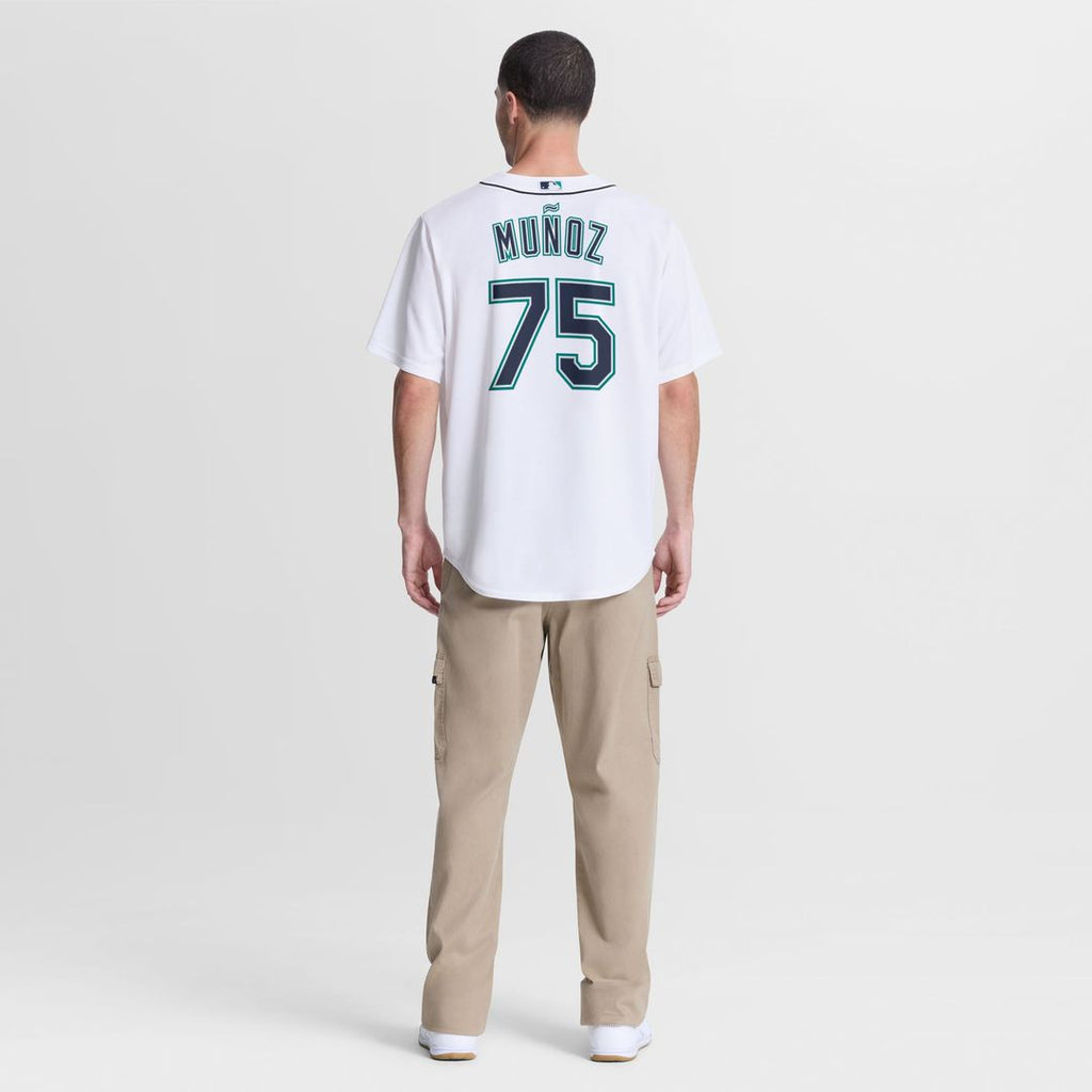 Seattle Mariners Nike Andrés Muñoz Home Replica Baseball Jersey - White