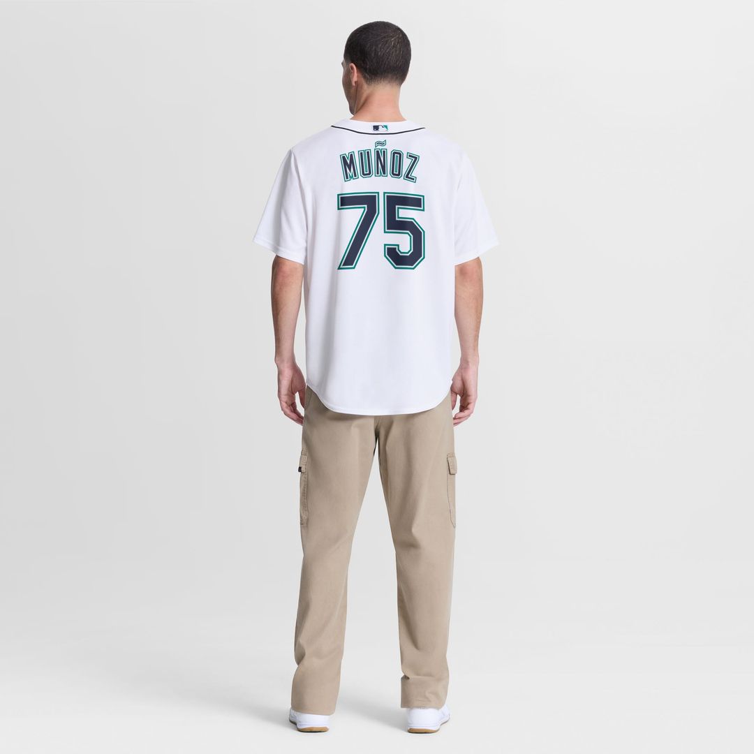 Seattle Mariners Nike Andrés Muñoz Home Replica Baseball Jersey - White