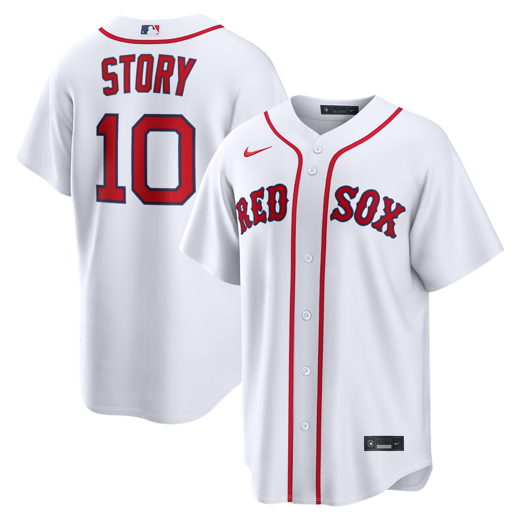 Boston Red Sox Nike Trevor Story Home Replica Baseball Jersey - White