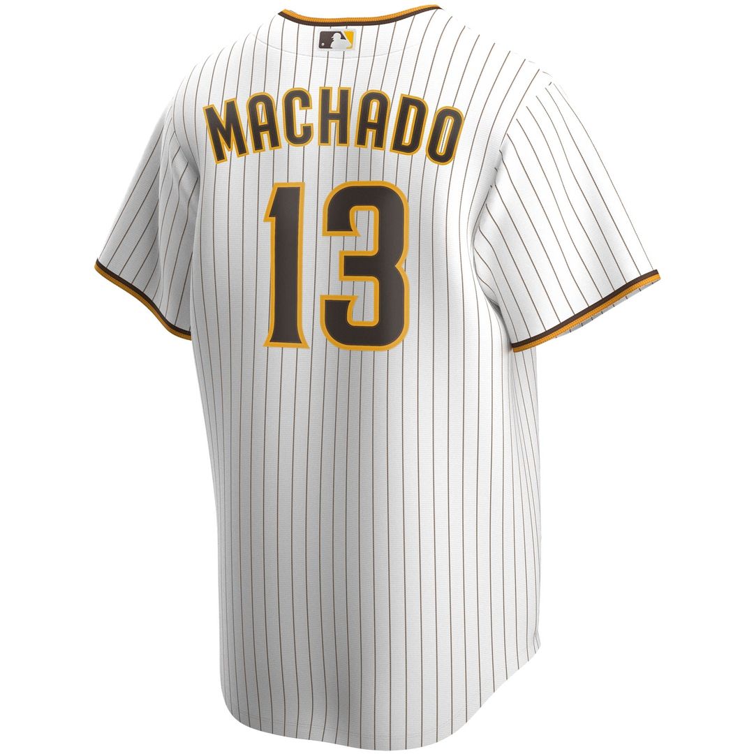 San Diego Padres Nike Manny Machado Home Replica Baseball Jersey - White