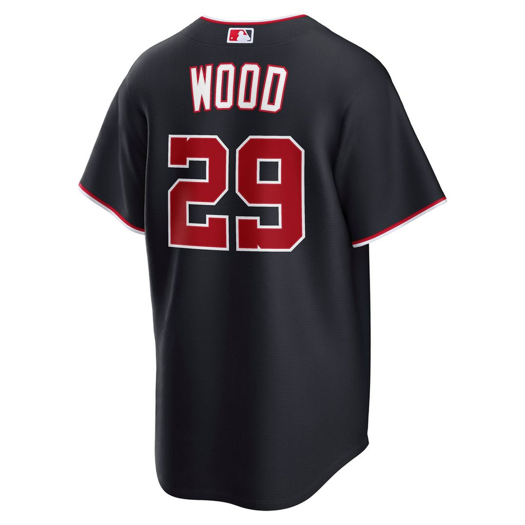 Washington Nationals Nike James Wood Alternate Replica Baseball Jersey - Navy
