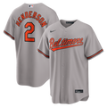 Baltimore Orioles Nike Gunnar Henderson Road Replica Baseball Jersey - Gray