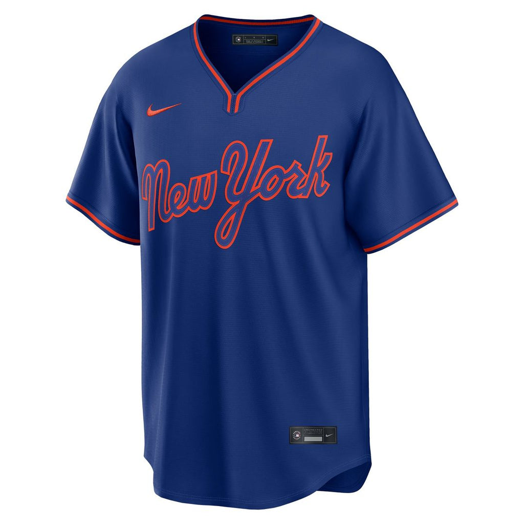 New York Mets Nike Juan Soto Road Replica Baseball Jersey - Gray