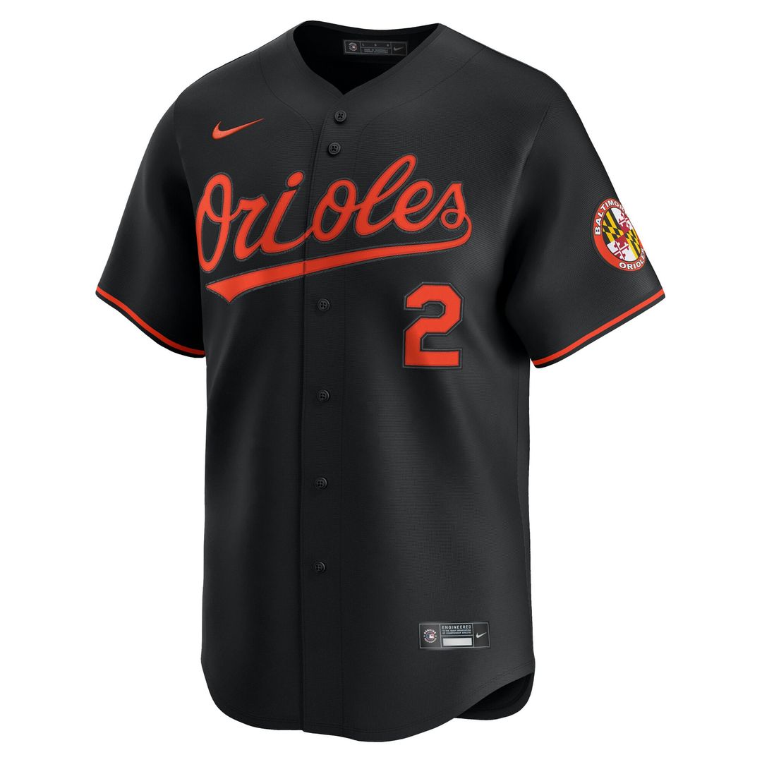 Baltimore Orioles Nike Gunnar Henderson Alternate Limited Baseball Jersey - Black