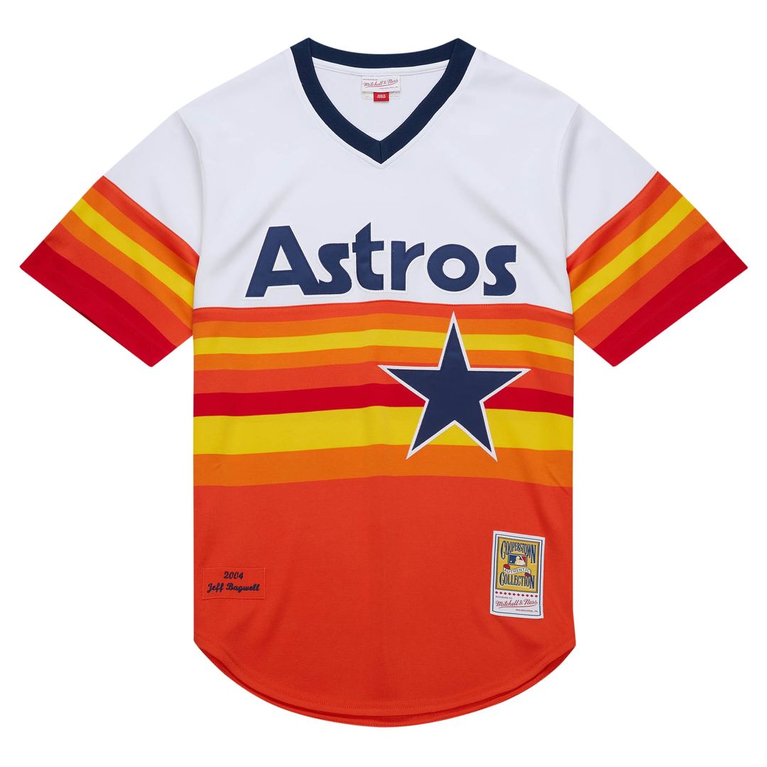 Houston Astros Mitchell & Ness Jeff Bagwell 2004 Cooperstown Collection Authentic Throwback Baseball Jersey - White