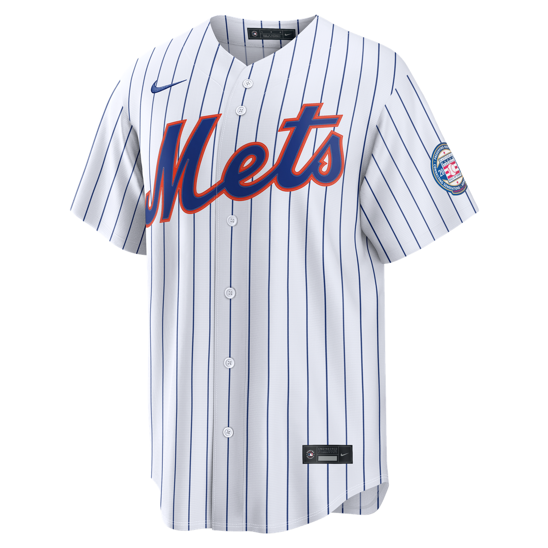 New York Mets Nike Carlos Beltran Home Replica 2026 Hall of Fame Patch Baseball Jersey - White