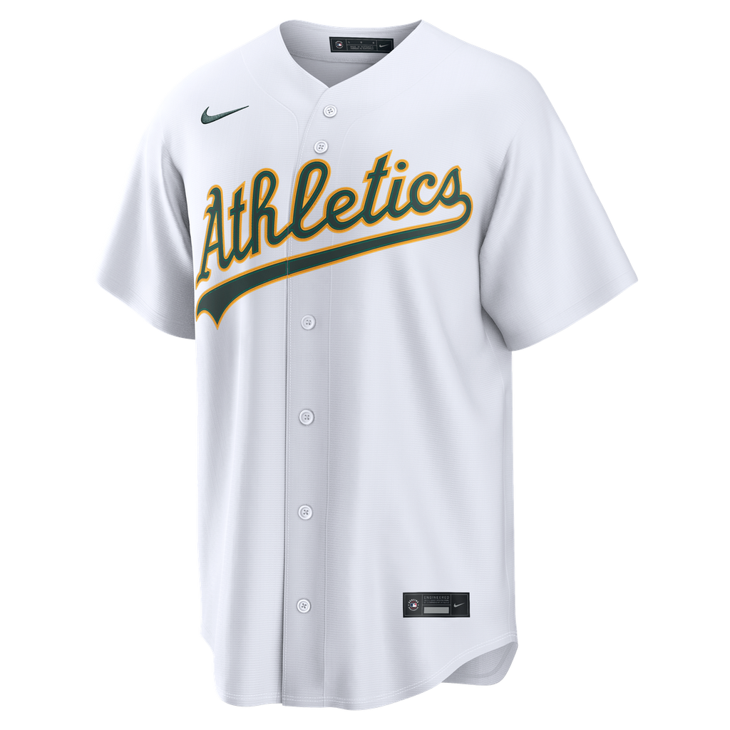 Athletics Nike Nick Kurtz Home Replica Baseball Jersey - White