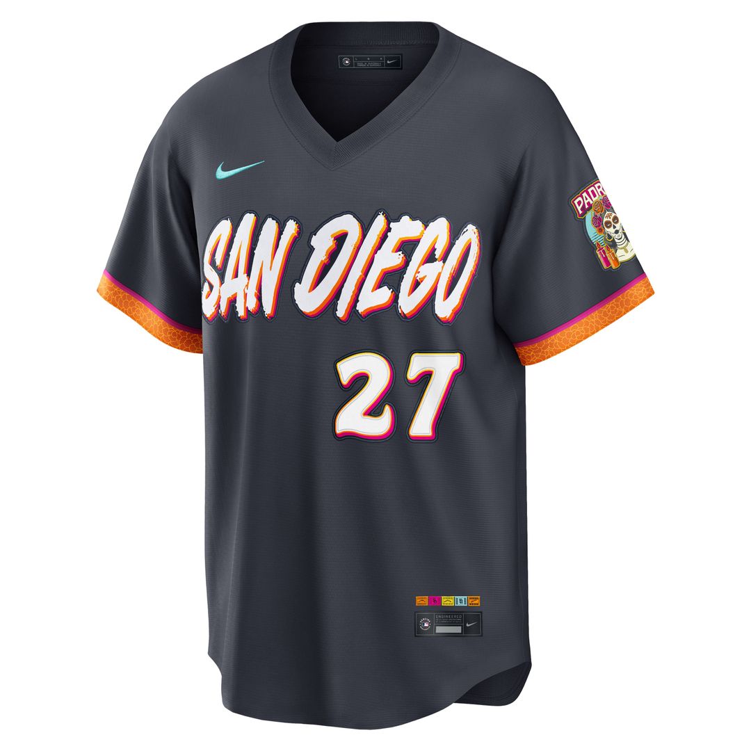 San Diego Padres Nike Nick Pivetta Obsidian 2026 City Connect Stadium Baseball Jersey