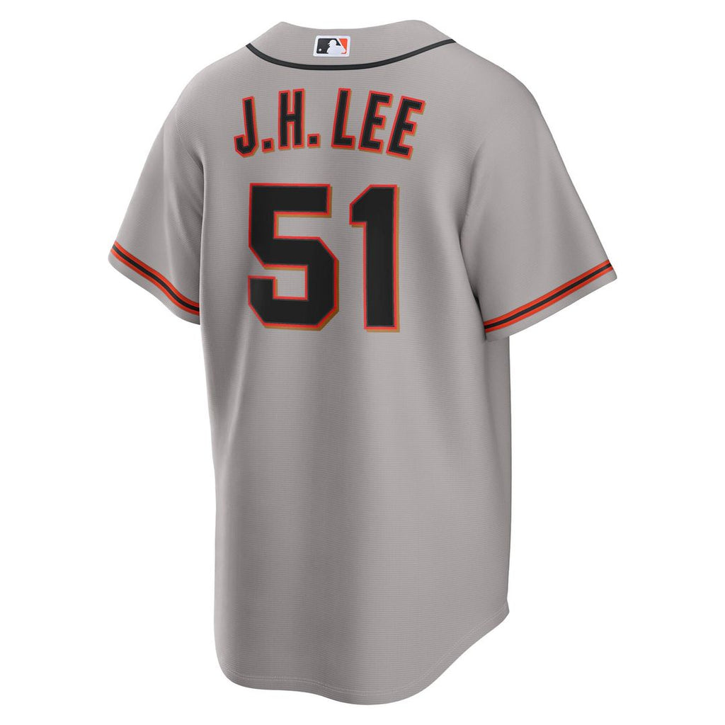 San Francisco Giants Nike Jung Hoo Lee Road Replica Baseball Jersey - Gray