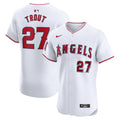 Los Angeles Angels Nike Mike Trout Home Elite Baseball Jersey - White