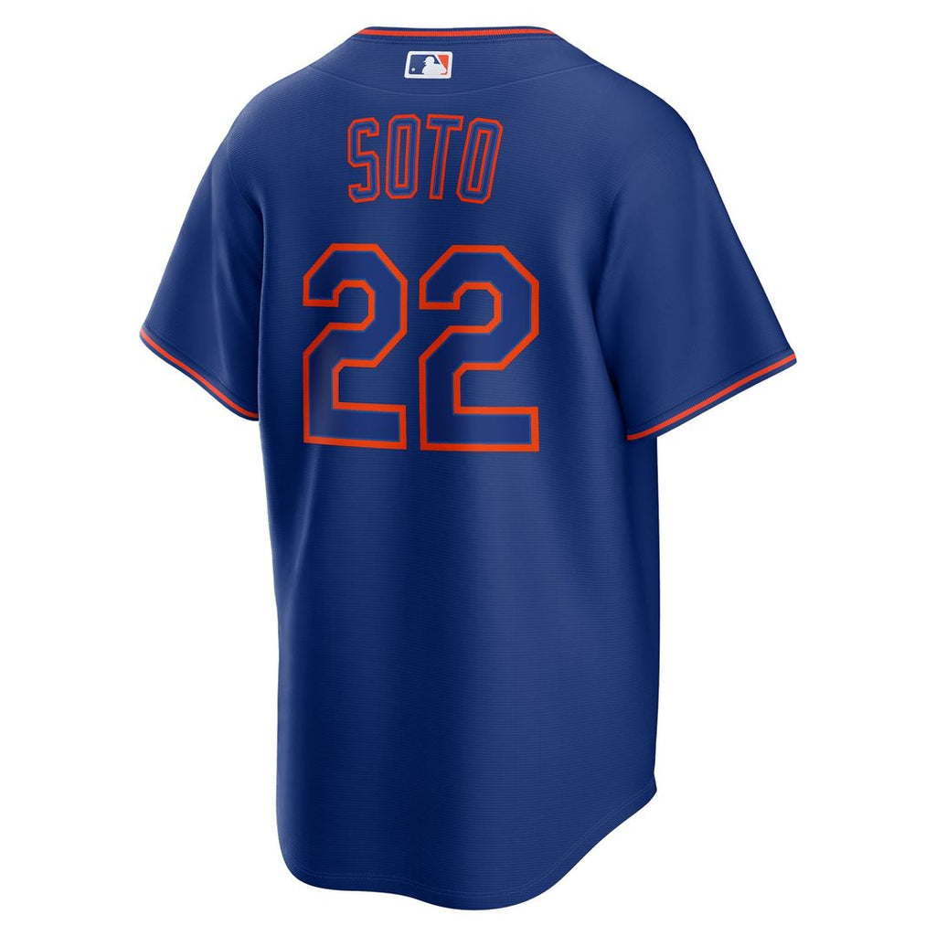 New York Mets Nike Juan Soto Alternate Replica Baseball Jersey - Royal
