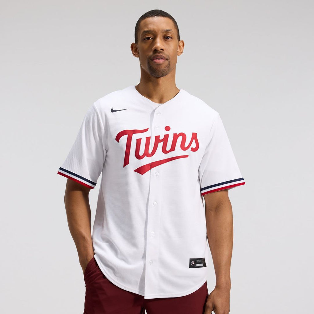 Minnesota Twins Nike Home Replica Team Baseball Jersey - White