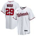 Washington Nationals Nike James Wood Home Replica Baseball Jersey - White