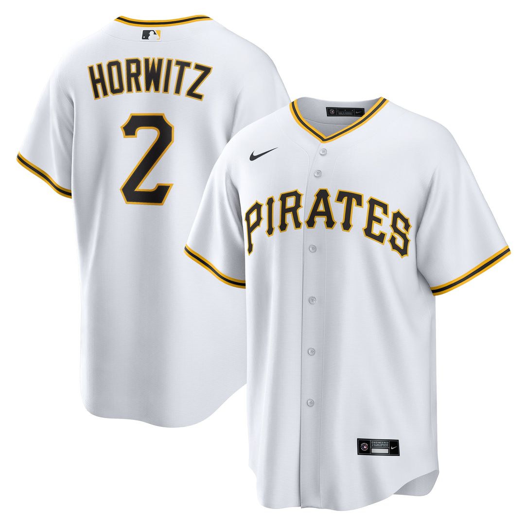 Pittsburgh Pirates Nike Spencer Horwitz Home Replica Baseball Jersey - White
