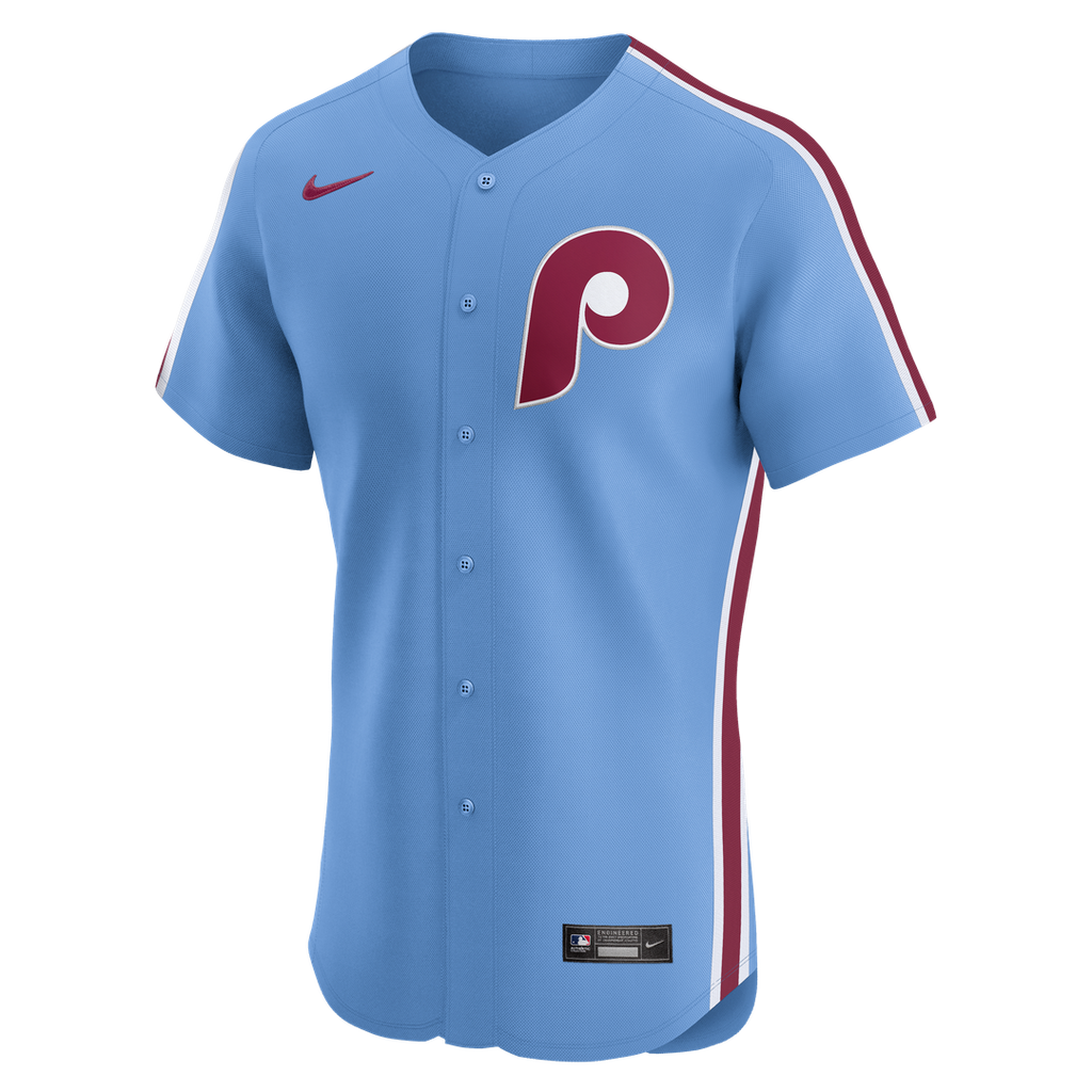 Philadelphia Phillies Nike Alternate Elite Baseball Jersey - Light Blue